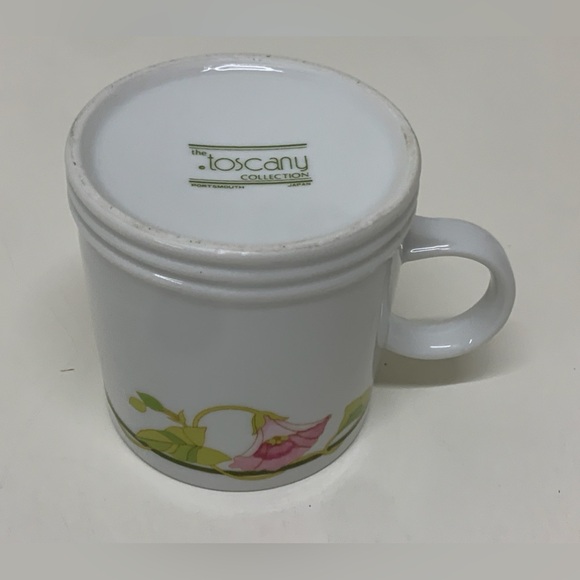 Vtg Discontinued Toscany Collection Portsmouth Japan Morning Glory Coffee Mug - Picture 11 of 12